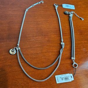 Emporio Armani SS necklace and bracelet